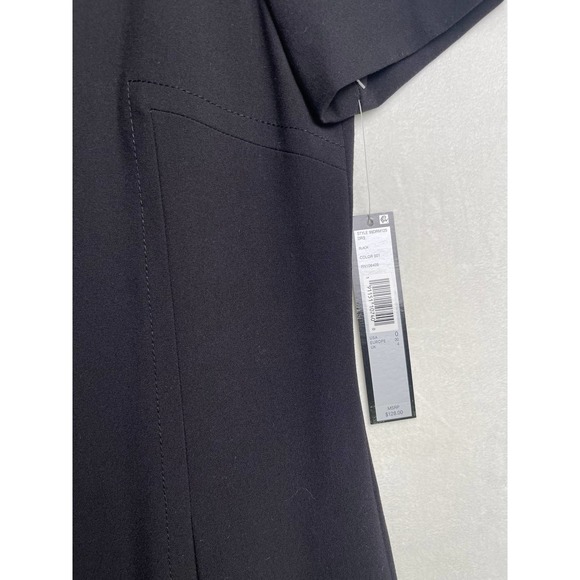 NWT Tahari Arthur Levine Black Dress‎ with Pockets , Size 0 - Picture 7 of 12